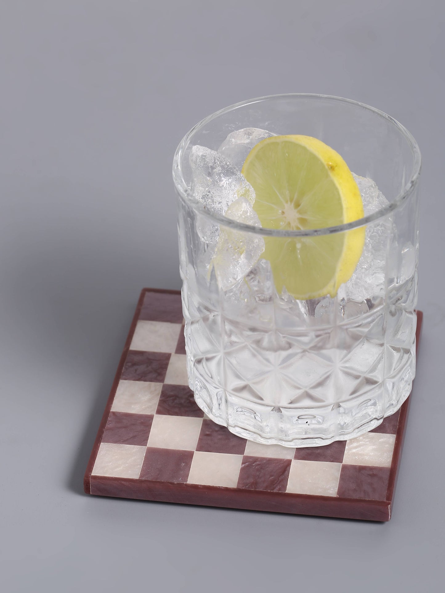 Wine Check Resin Coaster Set of 4