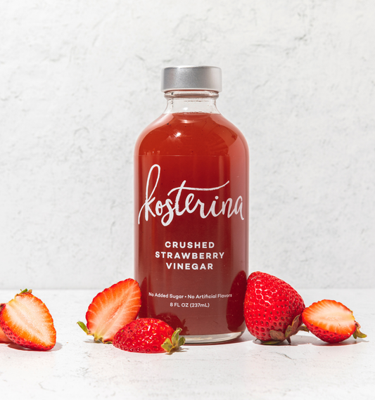 Crushed Strawberry Vinegar (8oz)