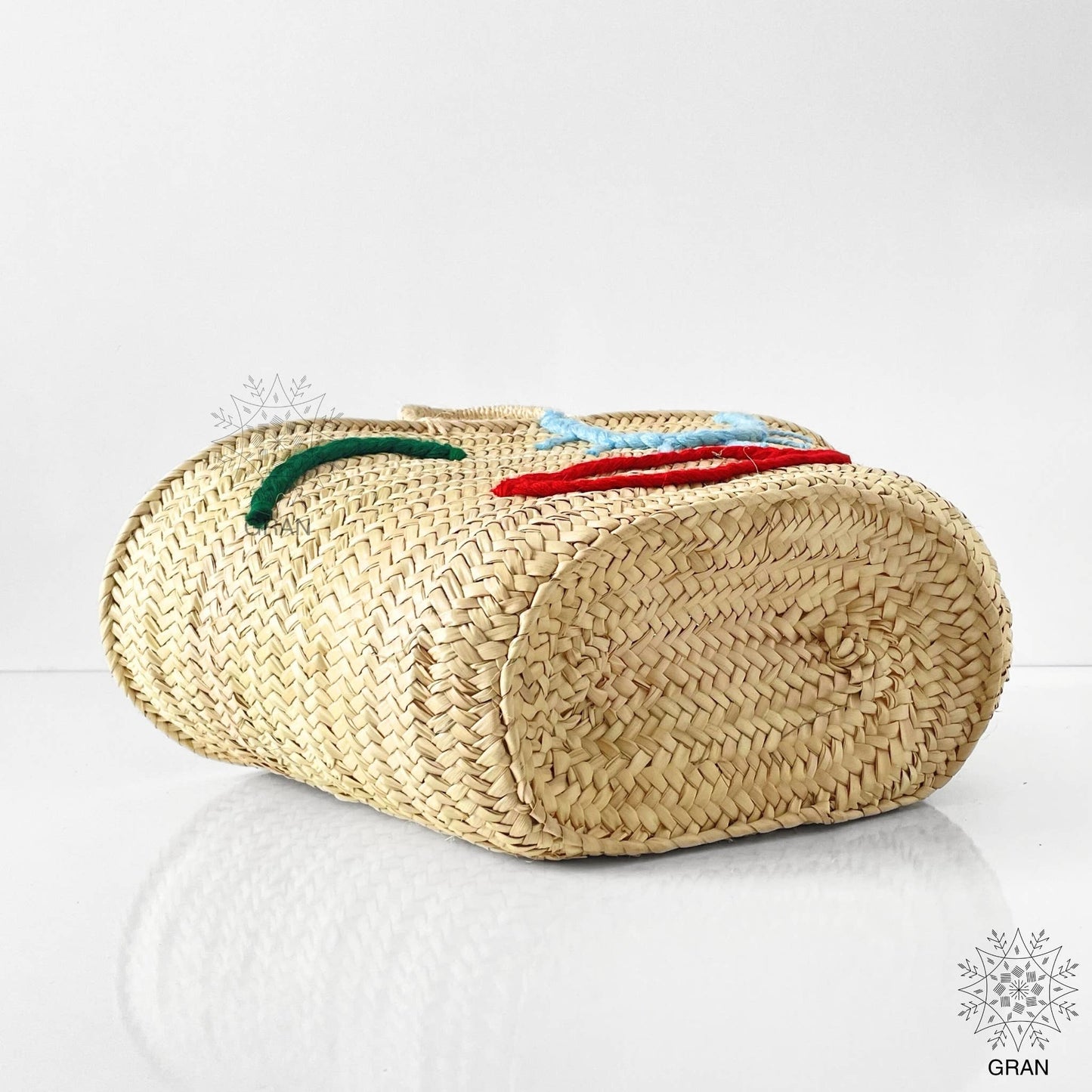 Handmade Farmers Market Basket Bag Wink