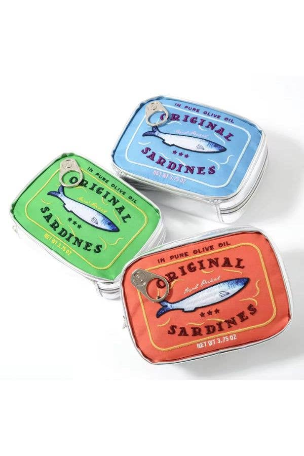 Sardine's Tin Can Cream Gift Cosmetic Bag