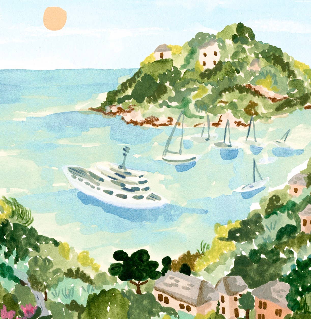 Sabina Fenn Portofino Art Print 8x10