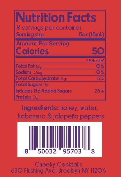 Habanero Hot Honey 4oz