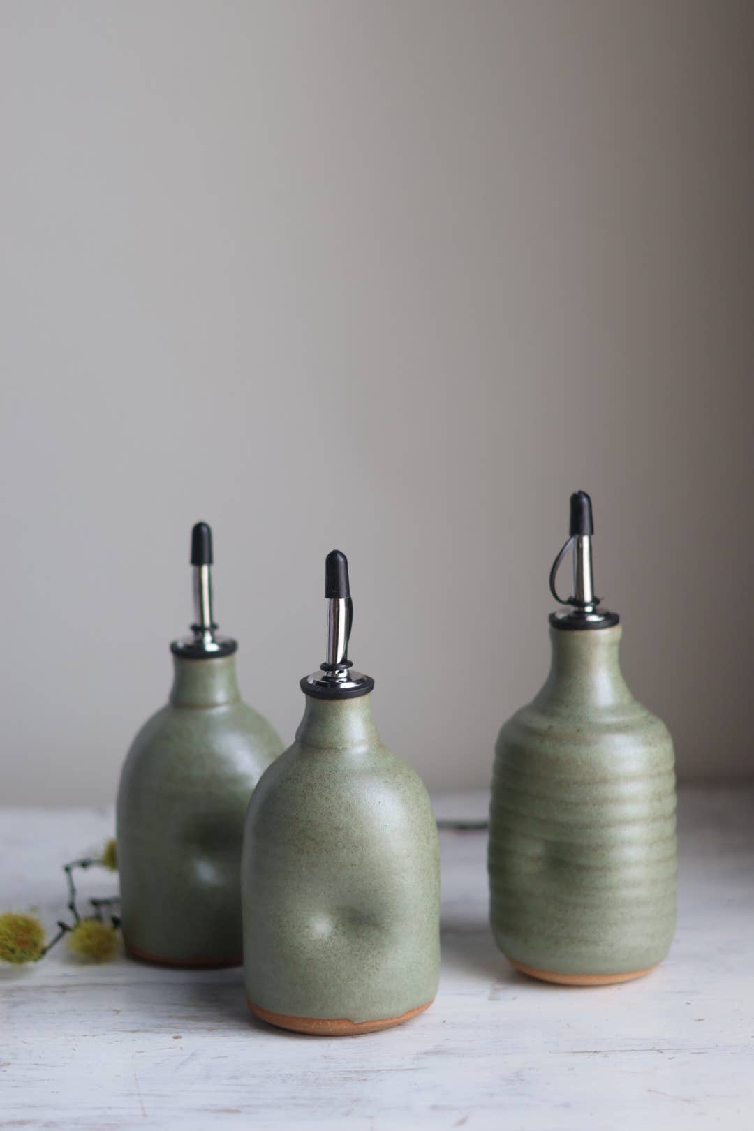 Artist Choice Olive Oil Cruet in Sage Green
