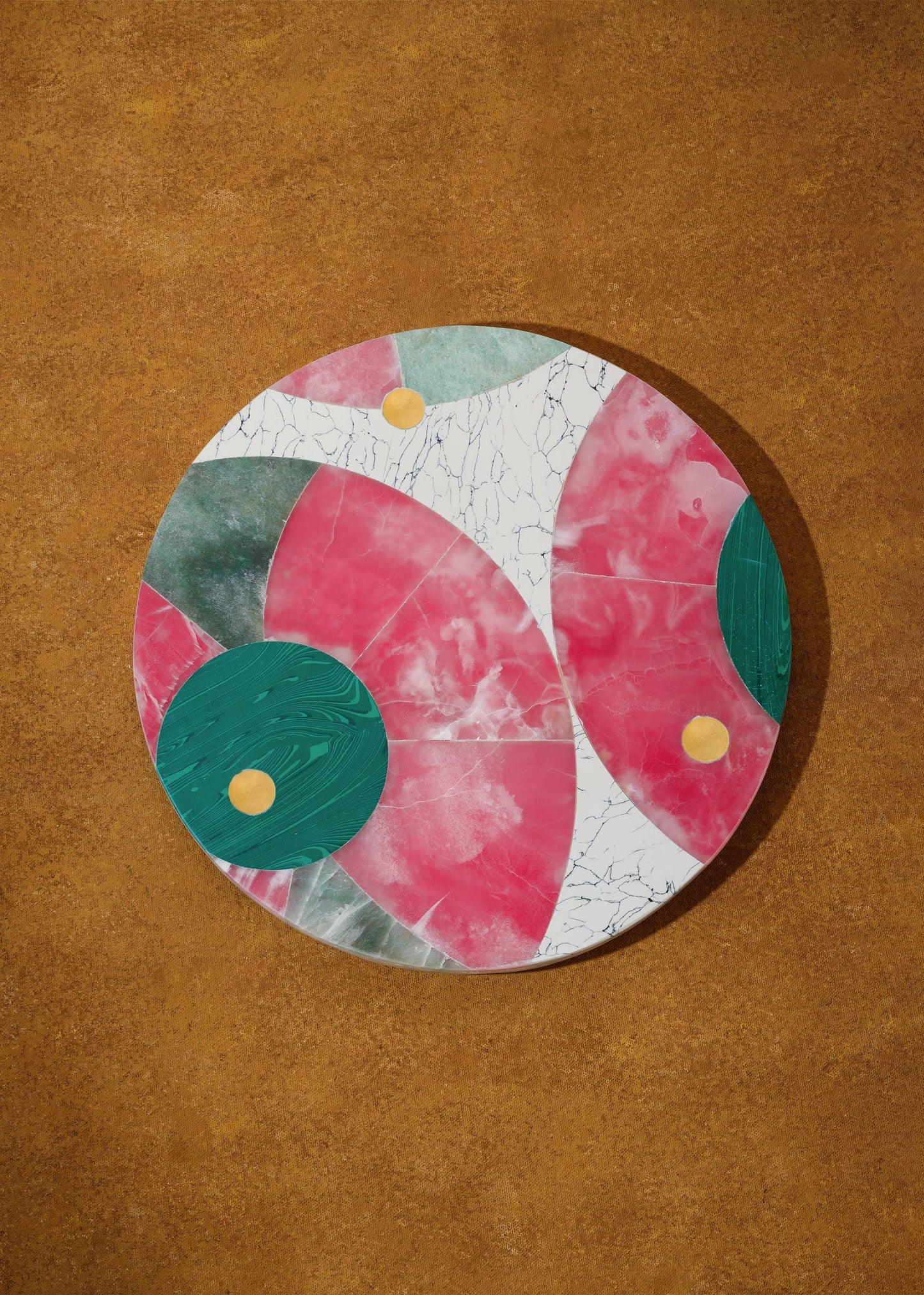 Gemstone Marble Platter