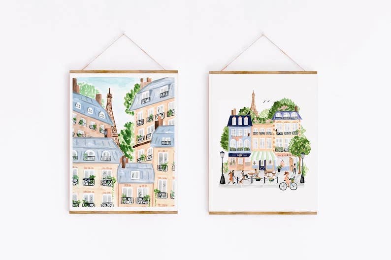 Sabina Fenn Parisian Buildings Art Print 8x10