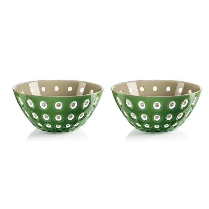 LE MURRINE Set of 2 Small Bowls : Grey/Yellow / 2,2x4,92x4,92 in.