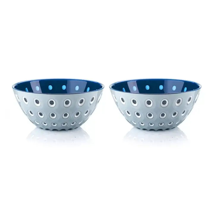 LE MURRINE Set of 2 Small Bowls : Grey/Yellow / 2,2x4,92x4,92 in.