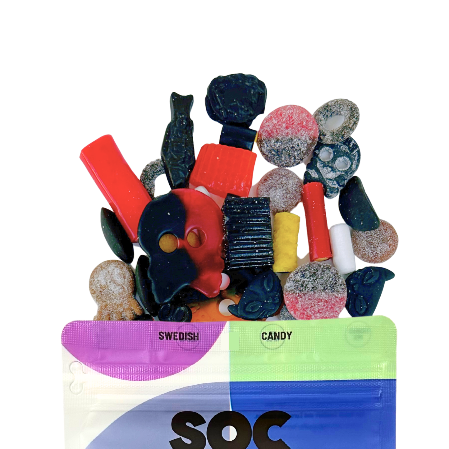 Licorice Mix Swedish Candy Bag
