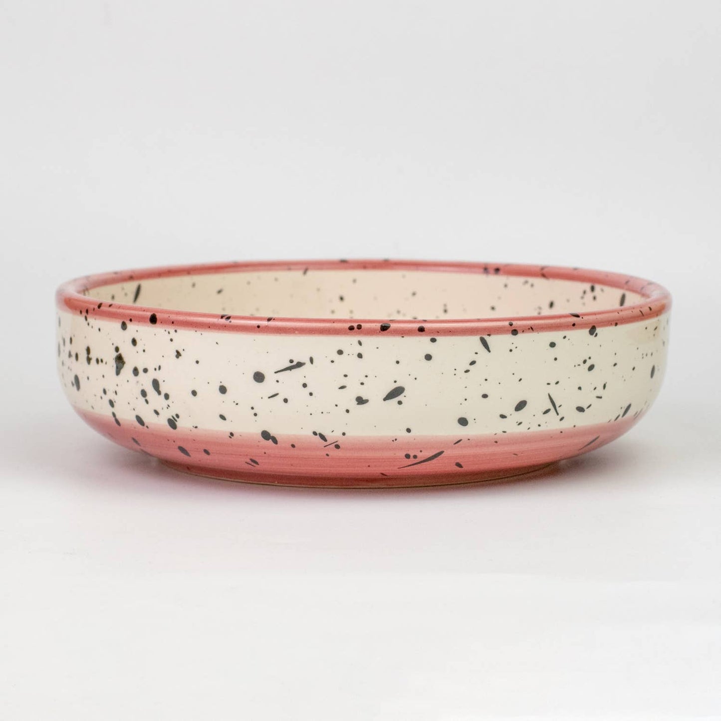 Handmade Ceramic Grater Dish Cherry Pink Medium