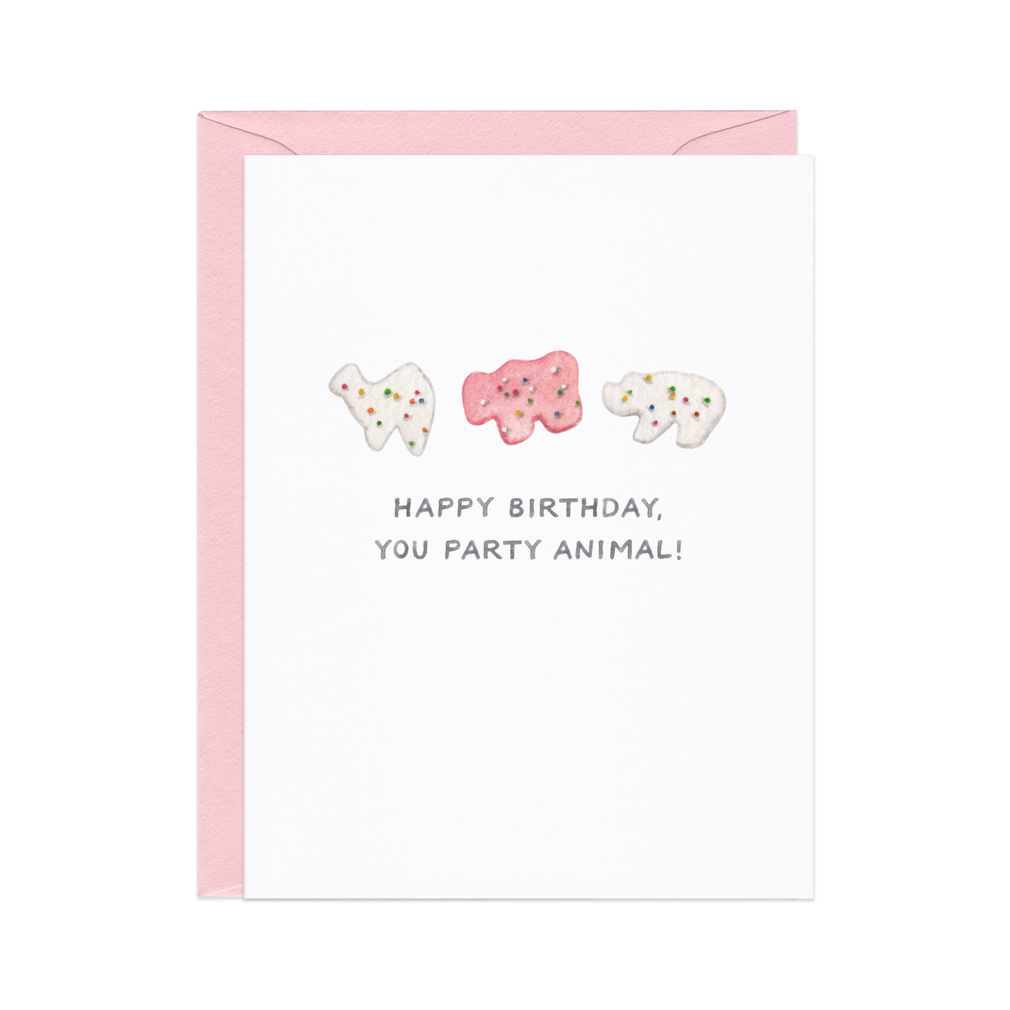 Party Animal (Cracker) — Snack Food Pun Birthday Card