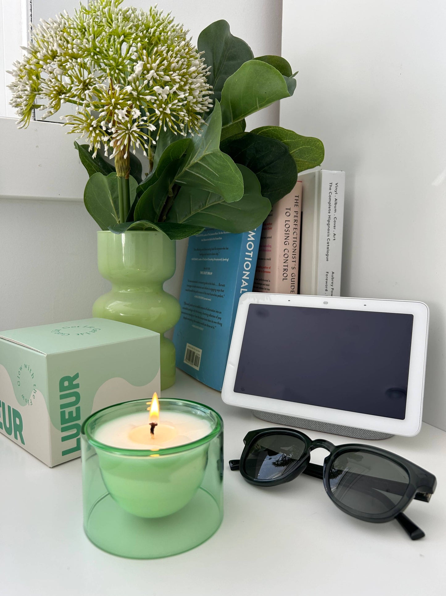 Lime and Shine | Soy-Wax, Candle, Toxic Free, Reusable Green Vessel, No Label