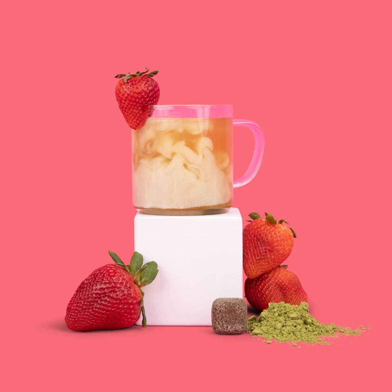 Strawberry Matcha Tea Single Serves