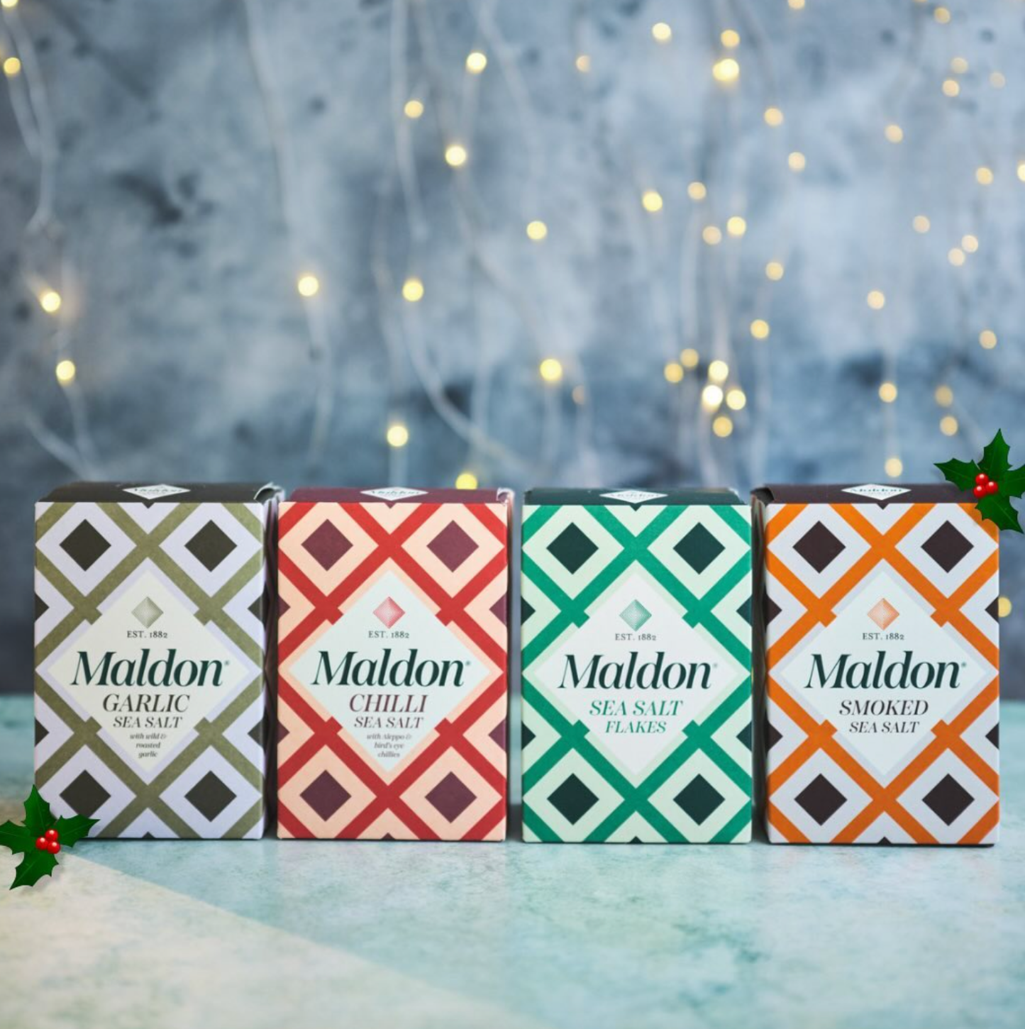 Garlic Sea Salt by Maldon, 100g