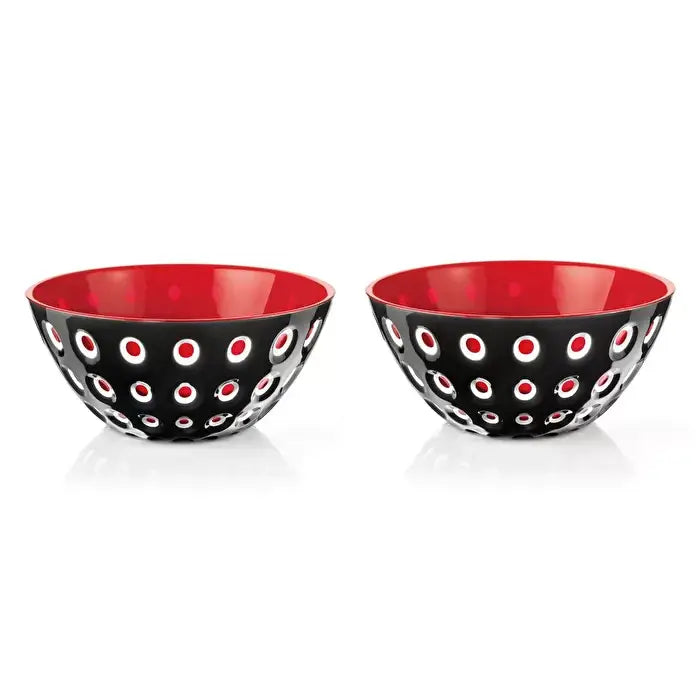 LE MURRINE Set of 2 Small Bowls : Grey/Yellow / 2,2x4,92x4,92 in.