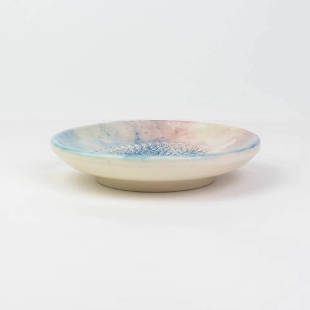 Handmade Ceramic Grater Dish Cotton Candy