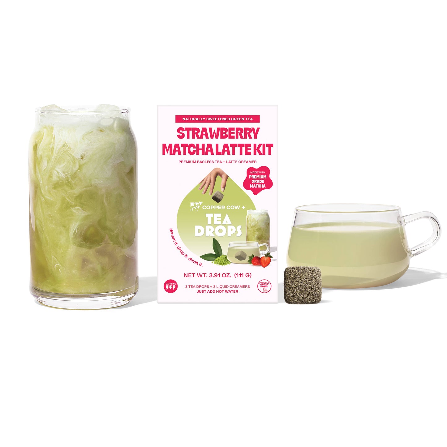 Strawberry Matcha Latte Kit - 3ct