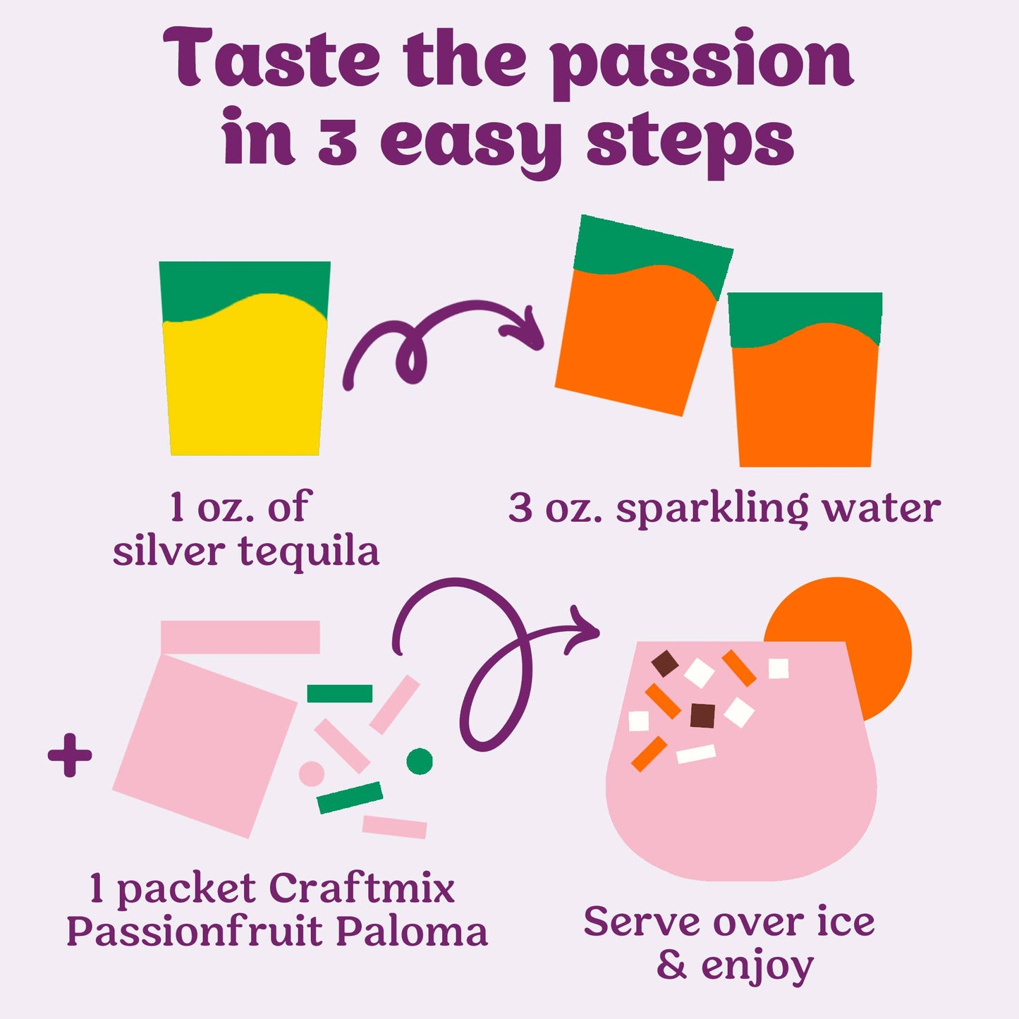 Passionfruit Paloma Mixer - Single Packet