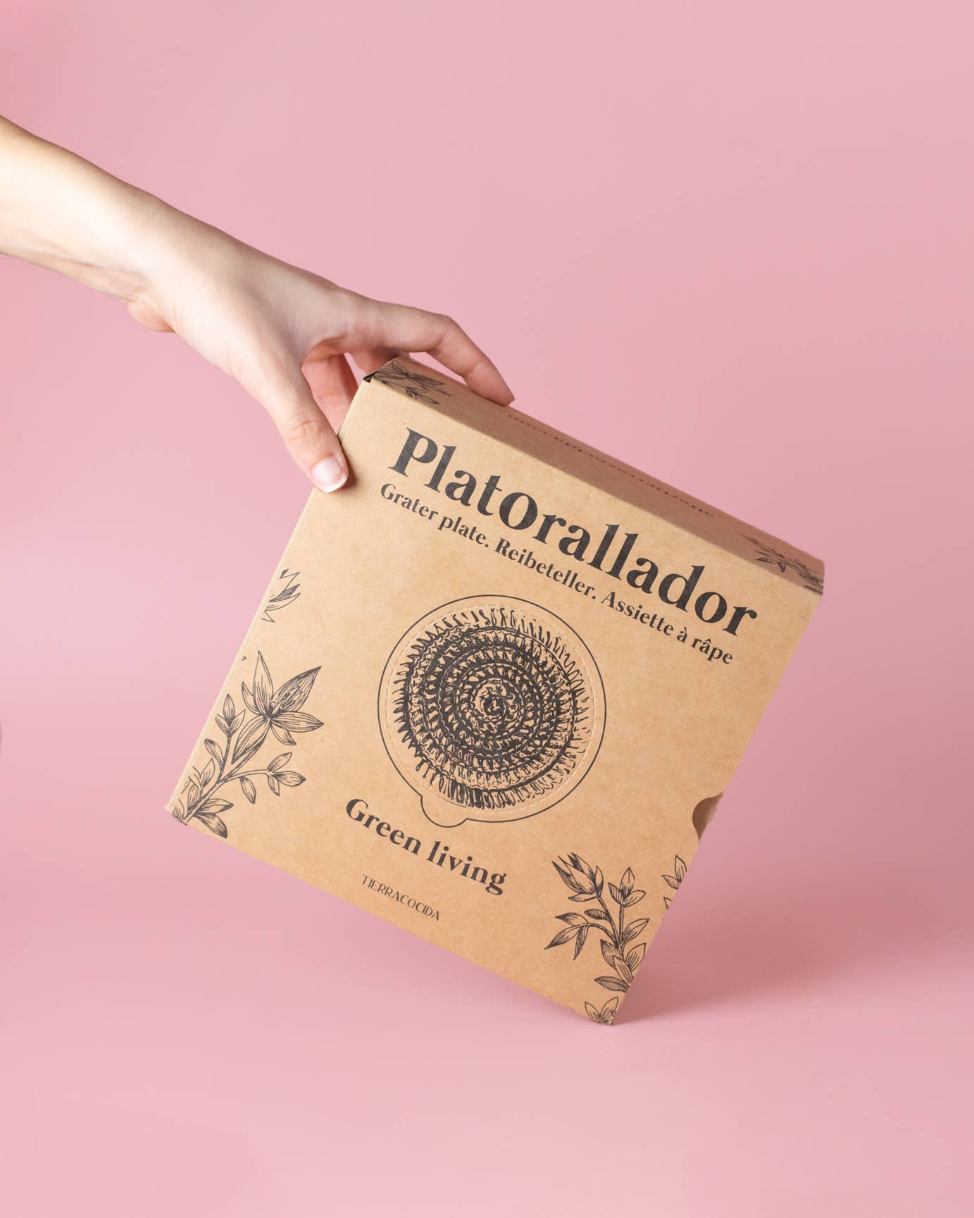 Handmade Ceramic Grater Dish Yellow Art