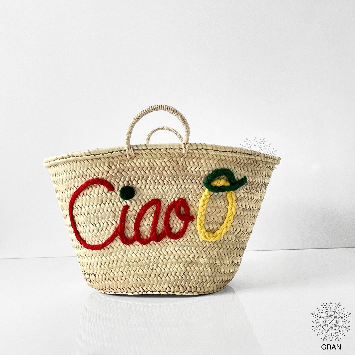 Handmade Farmers Market Basket Bag Ciao