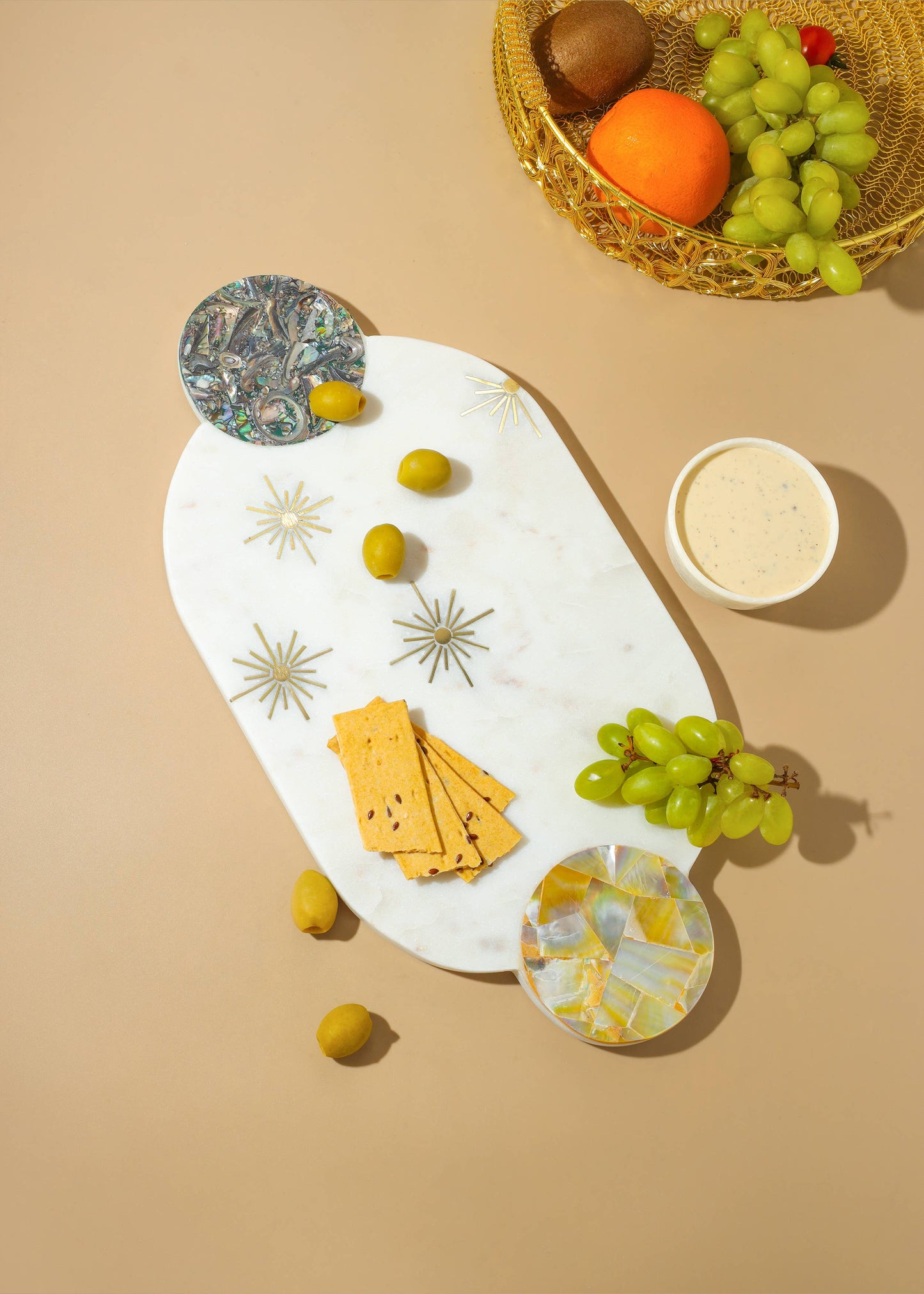 Starlight Marble Platter