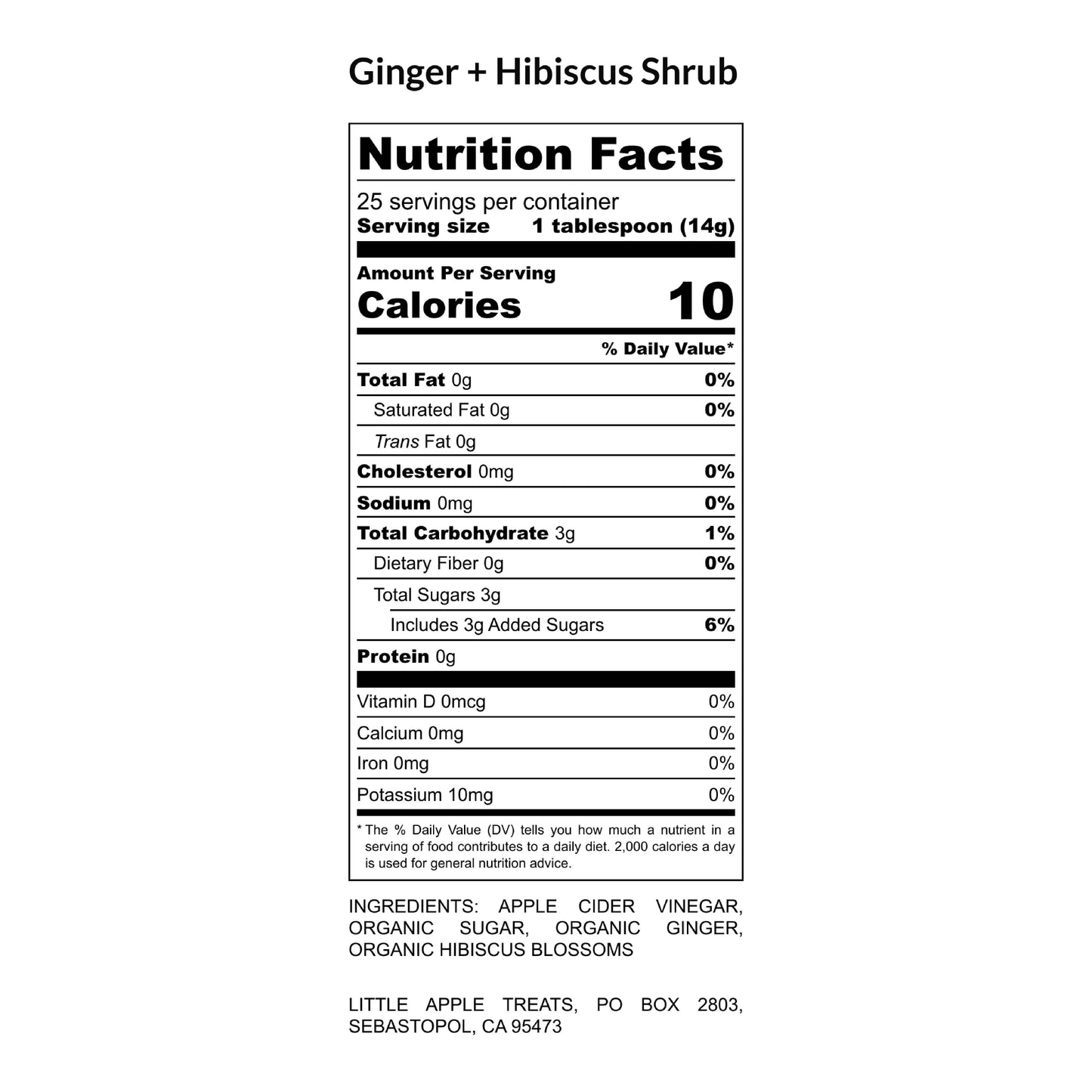 Ginger Hibiscus Cocktail Shrub—made with fresh ginger!