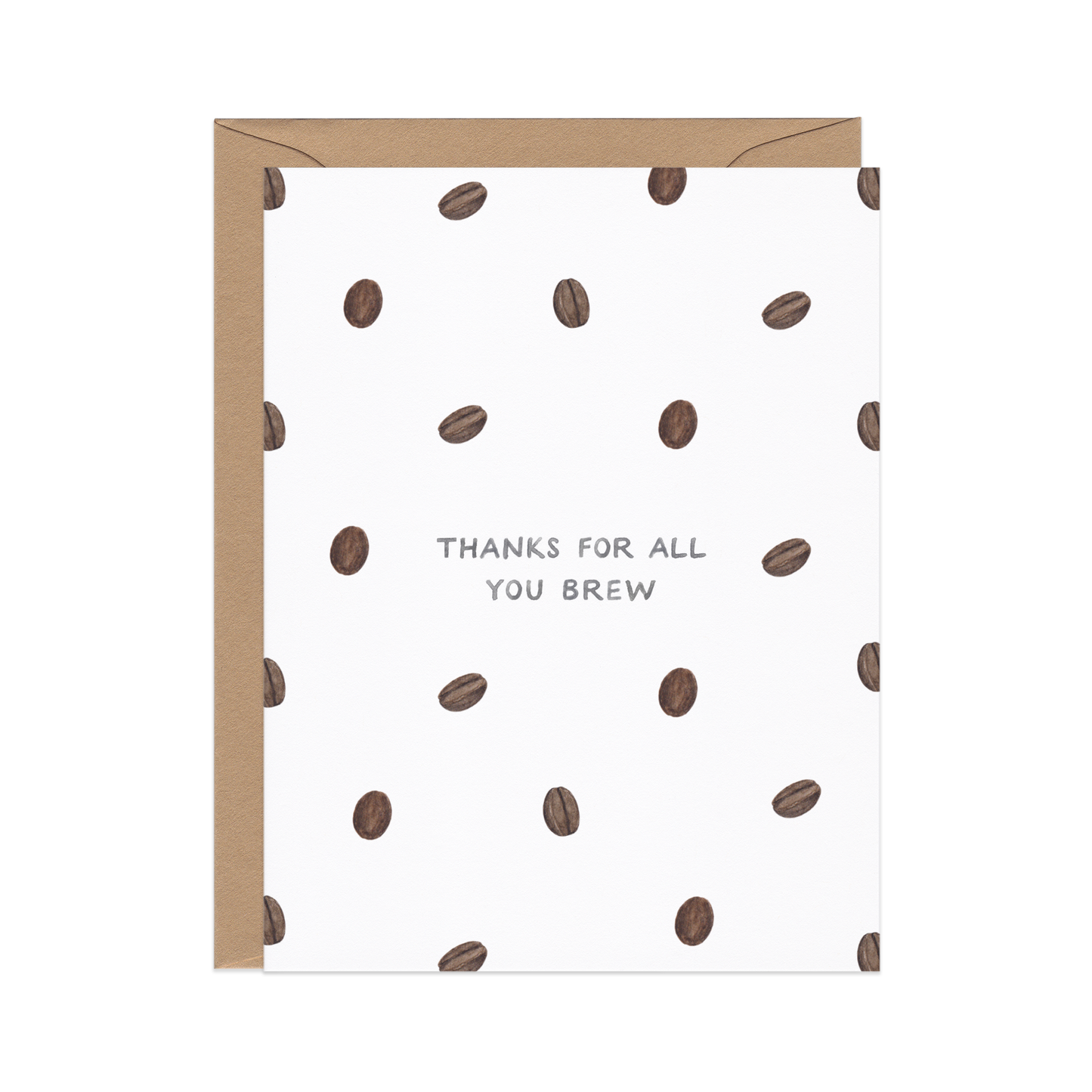 All You Brew — Coffee Pun Thank You Card