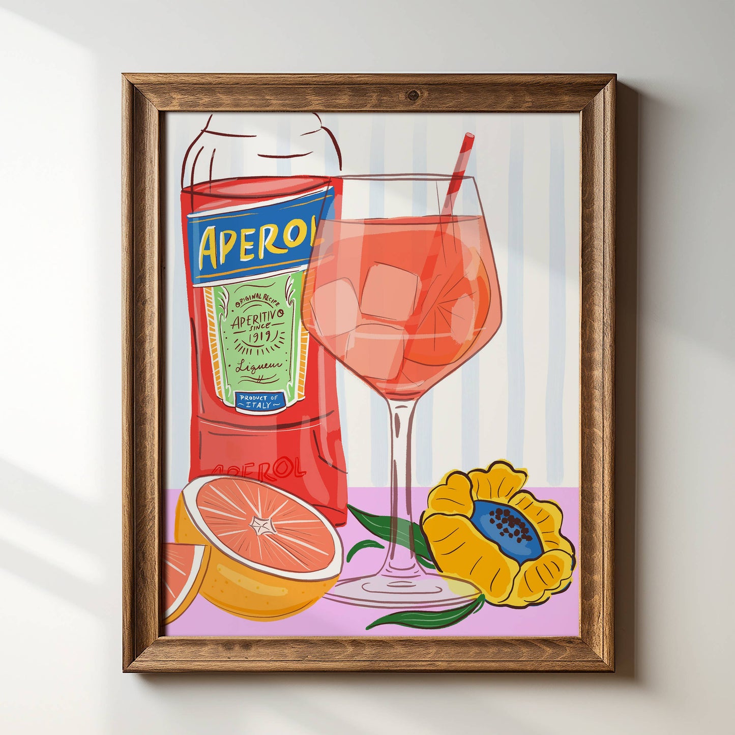 Aperol Spritz - 8 x 10 Art Print