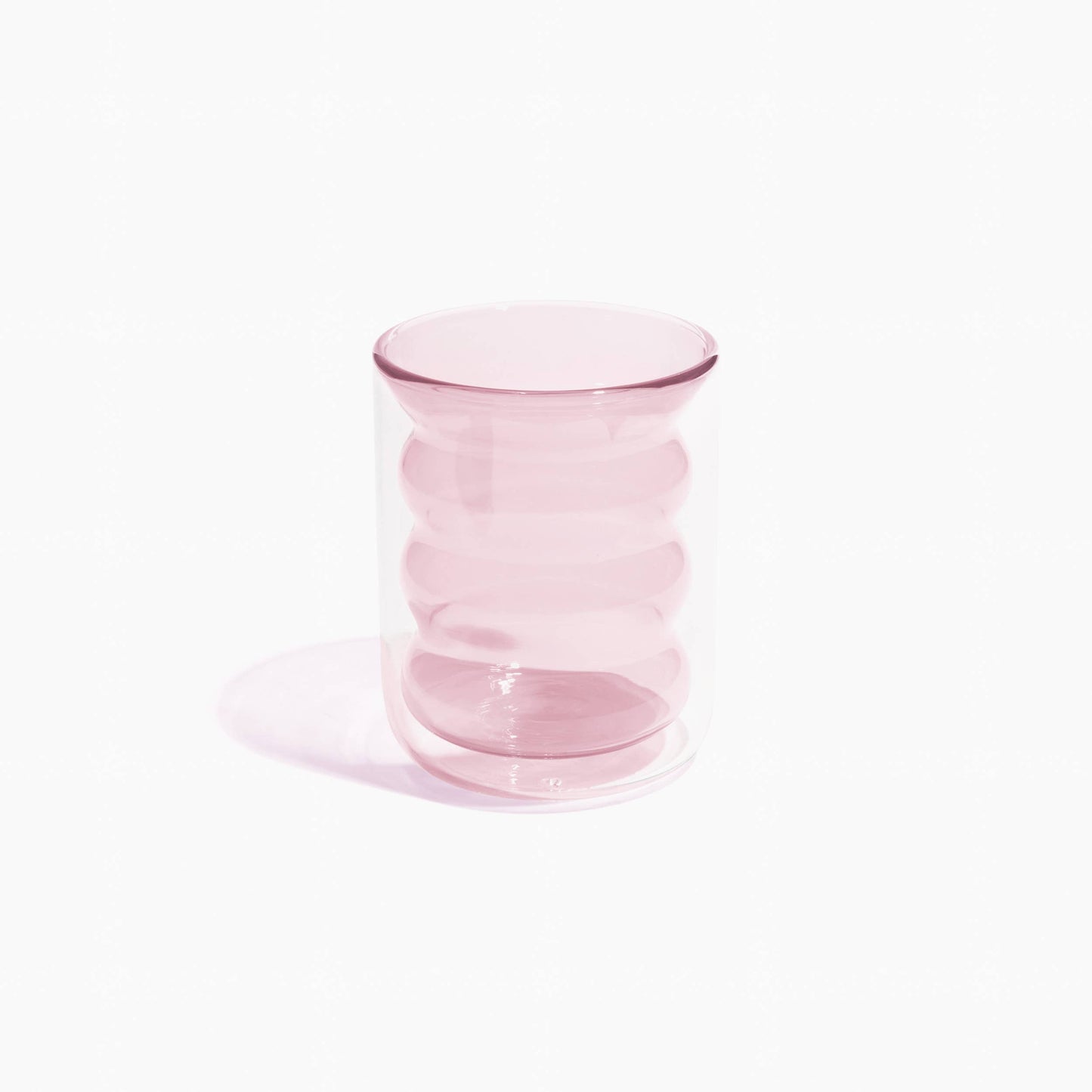Poketo Double Wall Groovy Cup Pink