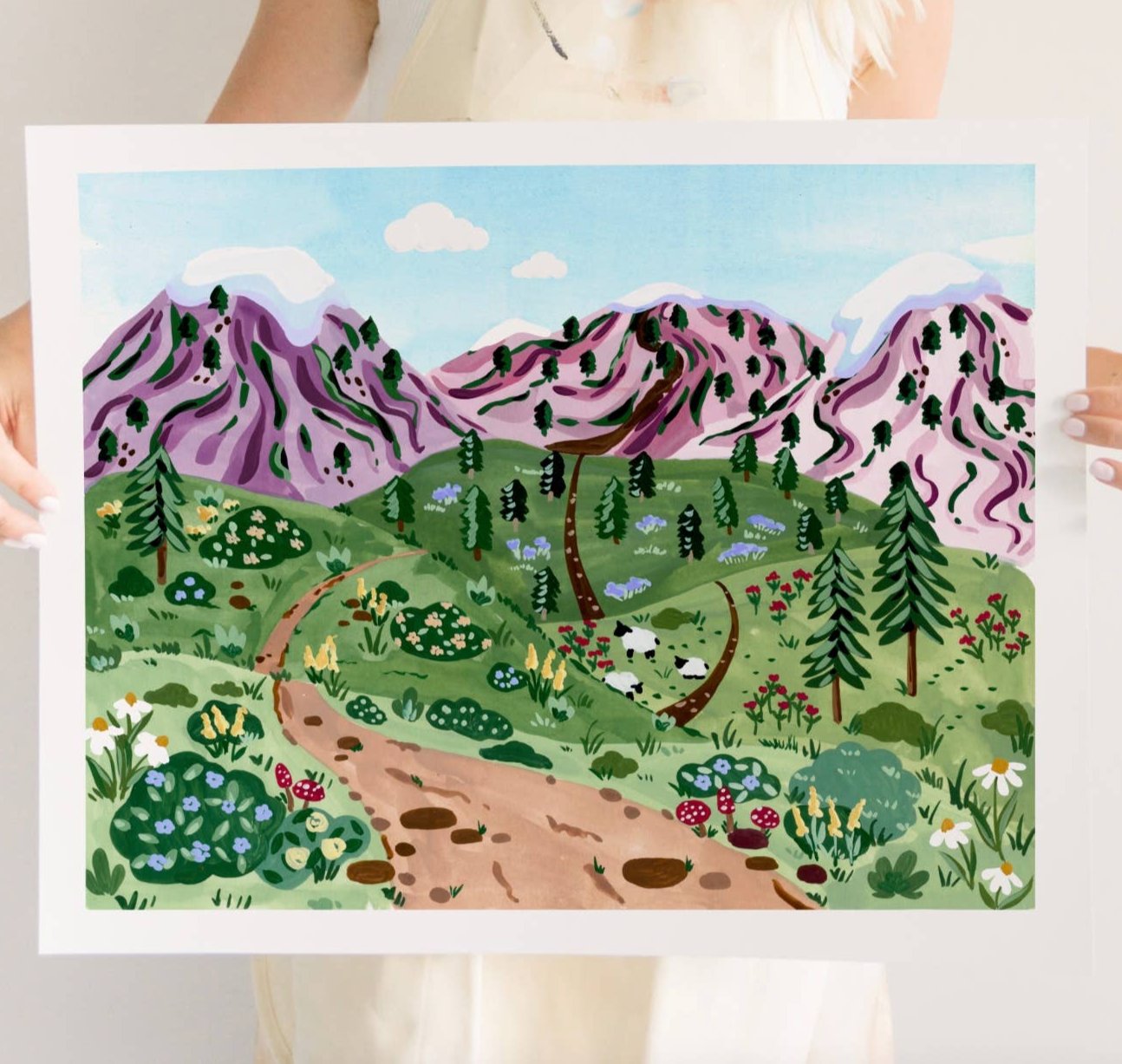 Sabina Fenn New Zealand Art Print 8x10