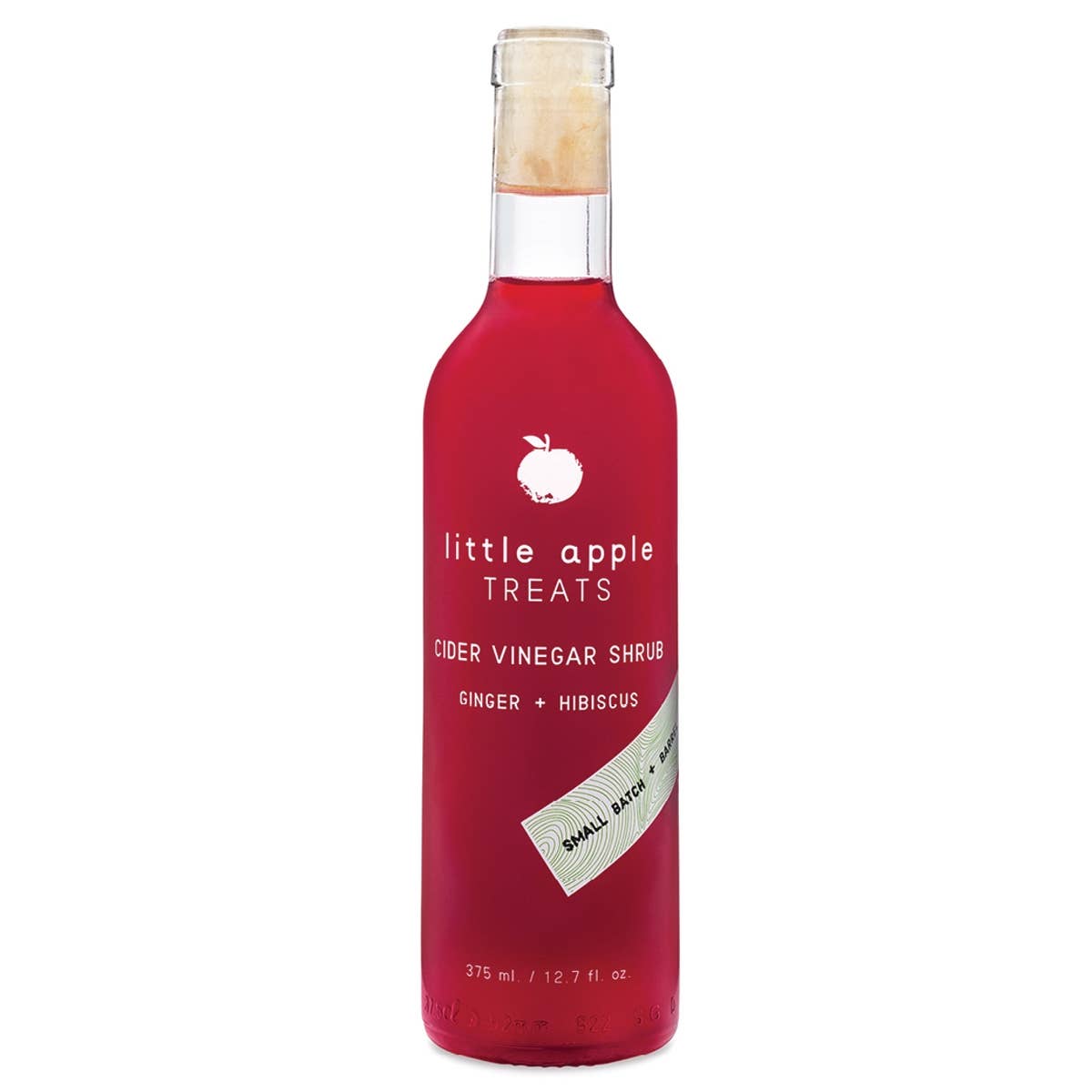 Ginger Hibiscus Cocktail Shrub—made with fresh ginger!