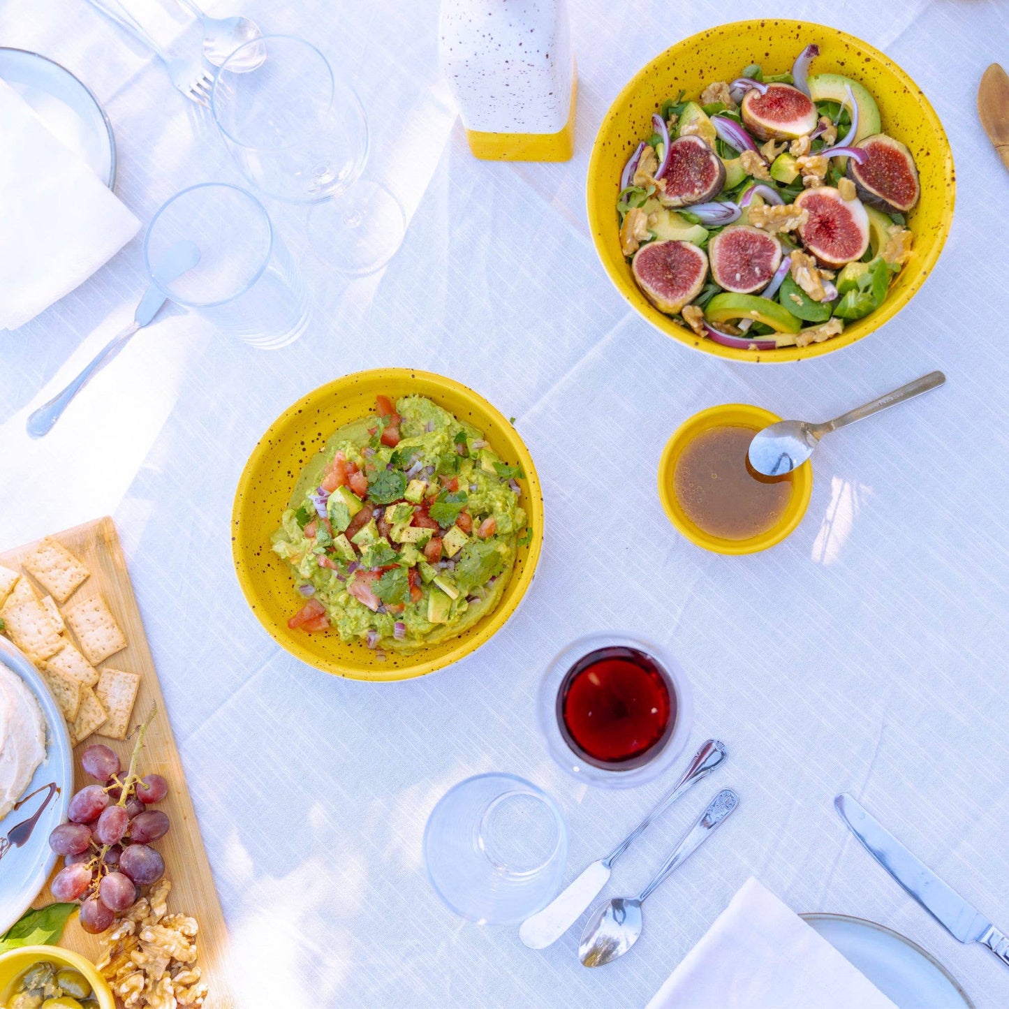 Handmade Ceramic Grater Bowl Yellow
