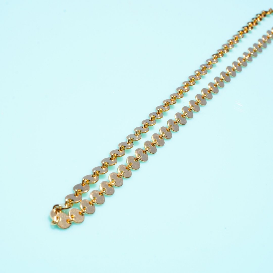 Pfeiffer Coin Link Chain Necklace