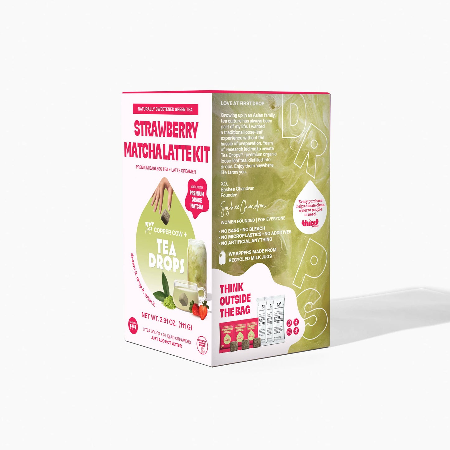 Strawberry Matcha Latte Kit - 3ct