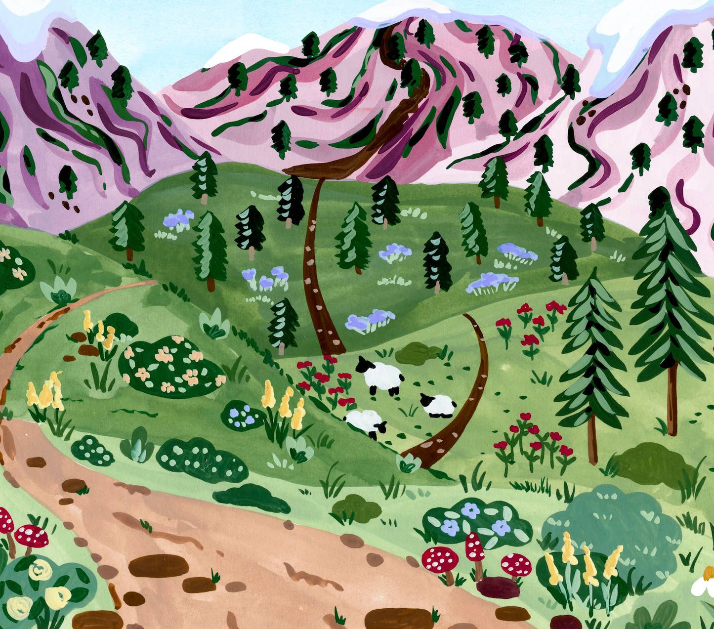 Sabina Fenn New Zealand Art Print 8x10