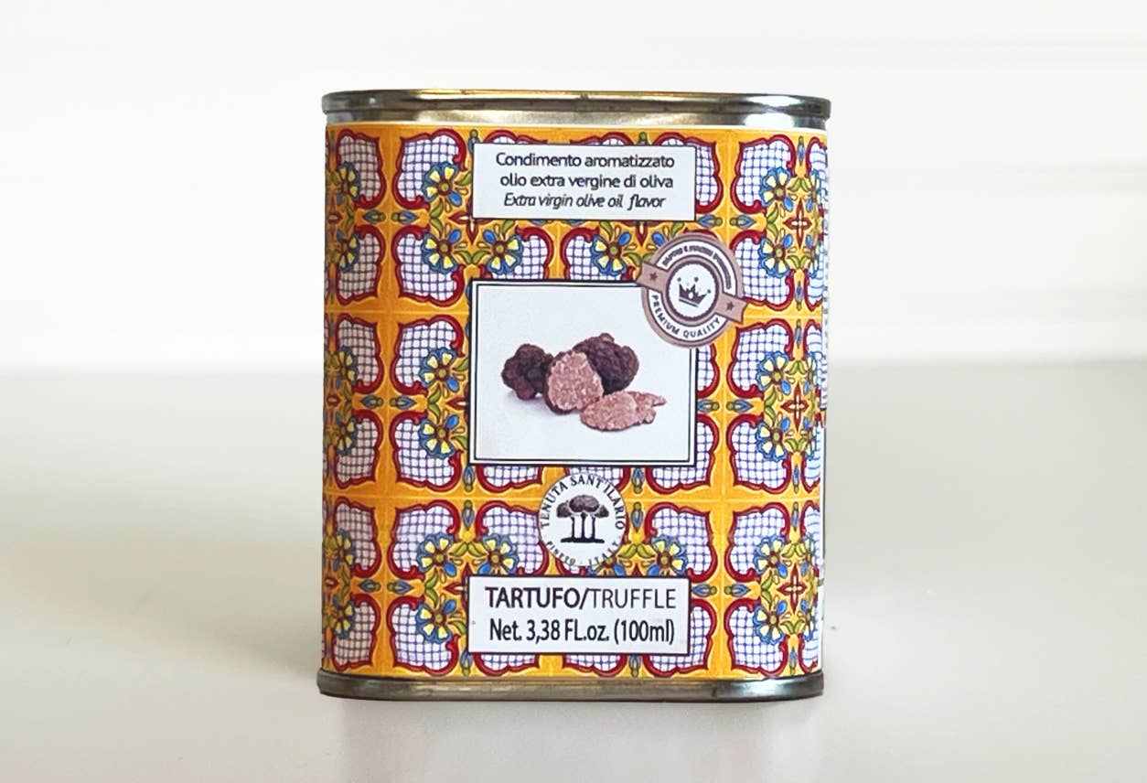 Italian Infused Extra Virgin Olive Oil in Tin - 100ml: Chili