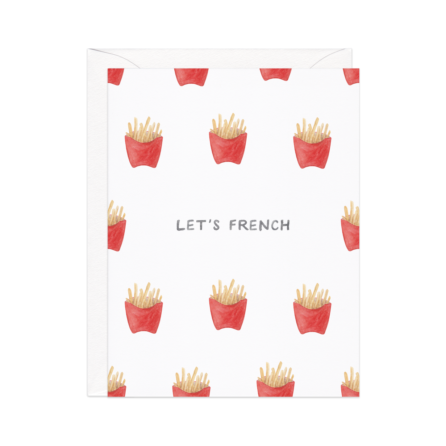 Let's French (Fry) — Food Pun Love / Anniversary Card