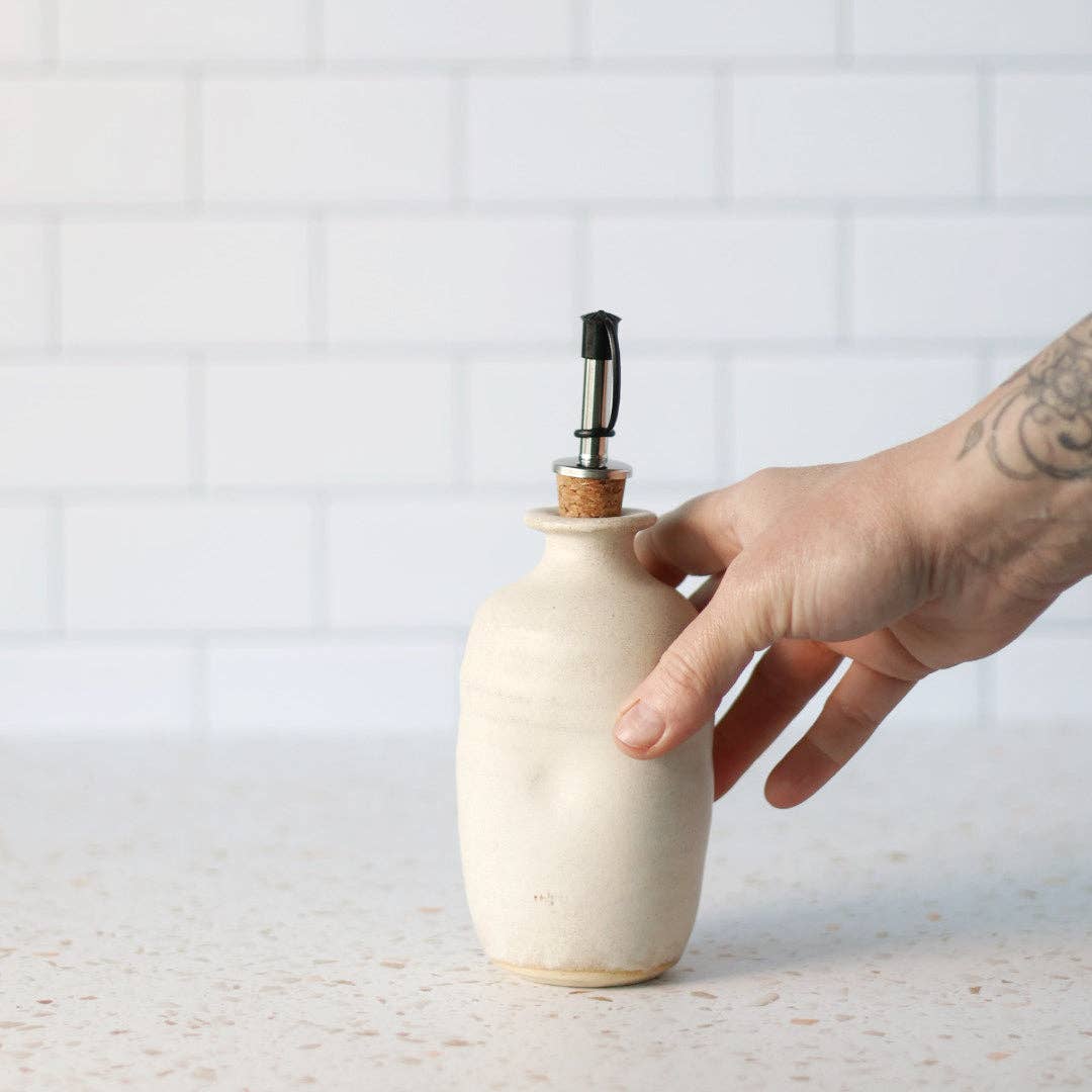 Artist Choice Olive Oil Cruet in Cream