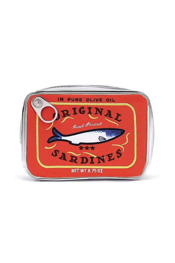 Sardine's Tin Can Cream Gift Cosmetic Bag