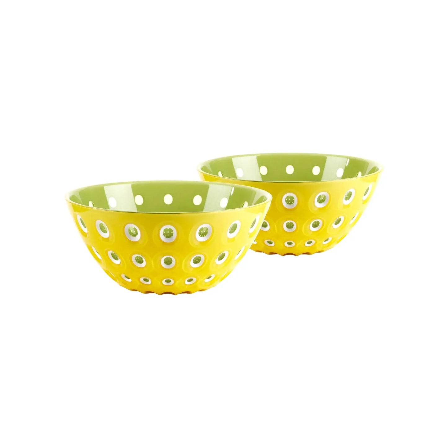 LE MURRINE Set of 2 Small Bowls : Grey/Yellow / 2,2x4,92x4,92 in.