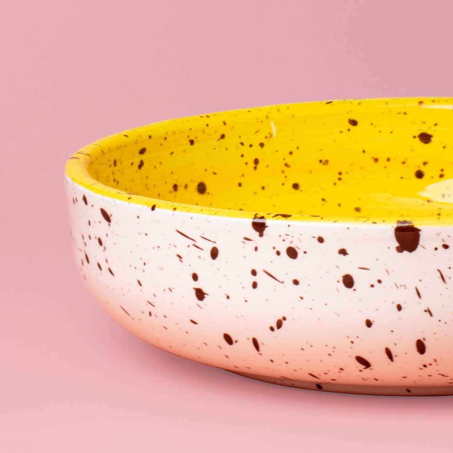Handmade Ceramic Grater Bowl Yellow
