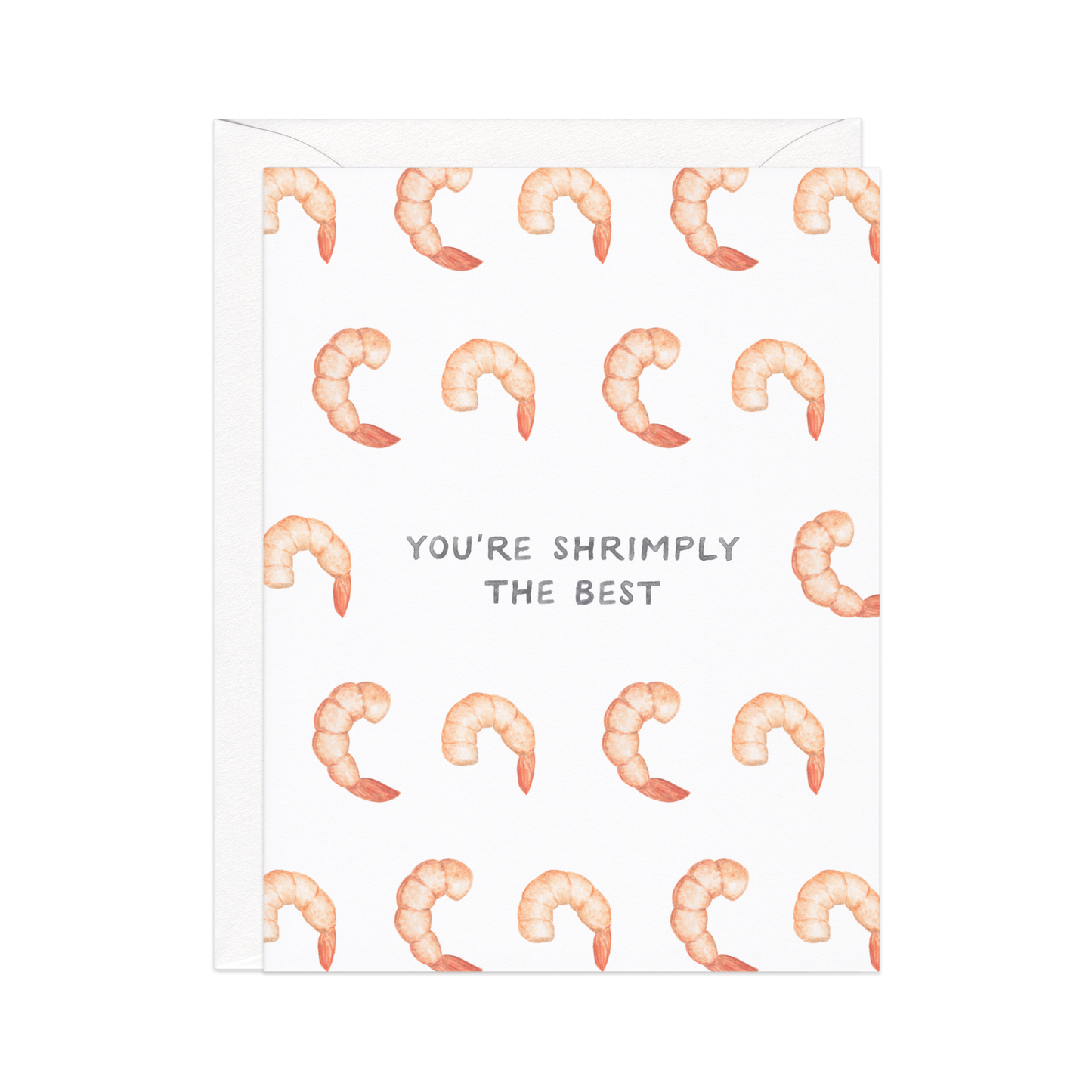 Shrimply The Best — Animal Pun Friendship Card