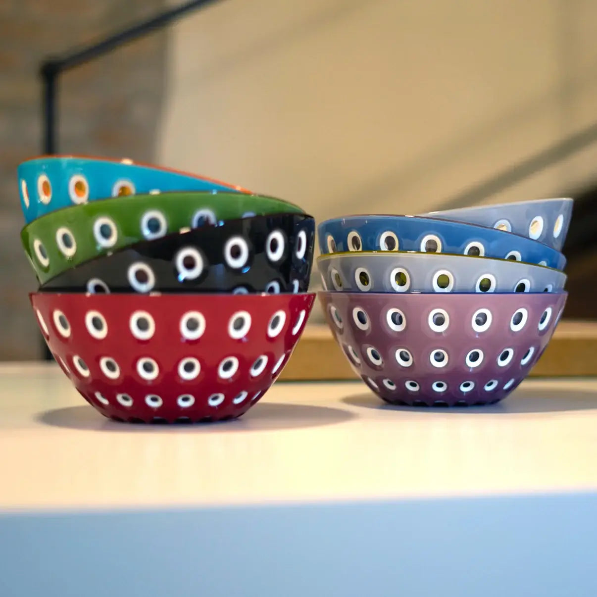 LE MURRINE Large Bowl : Pink/Blue