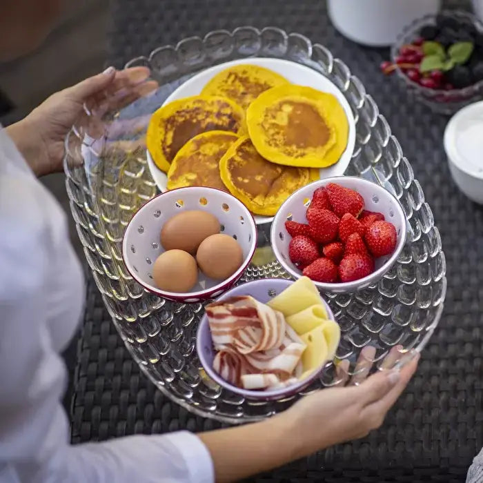 Le Murrine Set of 2 Small Bowls : Blue/Orange