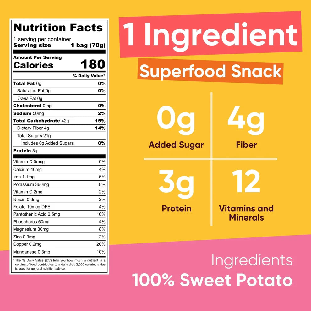 Yammy Dried Sweet Potato Sticks