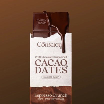 Date Sweetened Dark Chocolate - Espresso Crunch