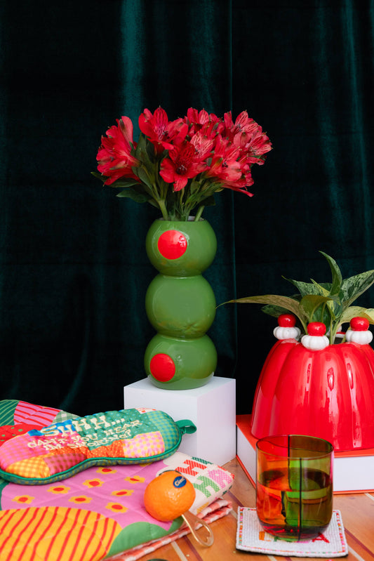 Ceramic Vase, Olives