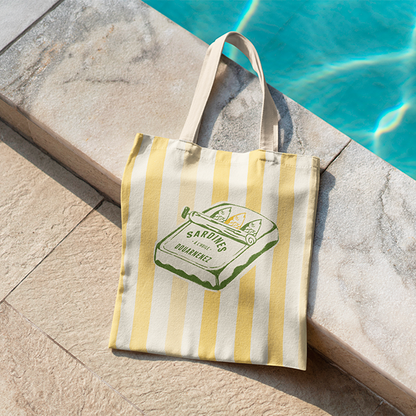 Another Banger Sardine Tote Bag Yellow