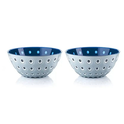 LE MURRINE Set of 2 Small Bowls : Grey/Yellow / 2,2x4,92x4,92 in.