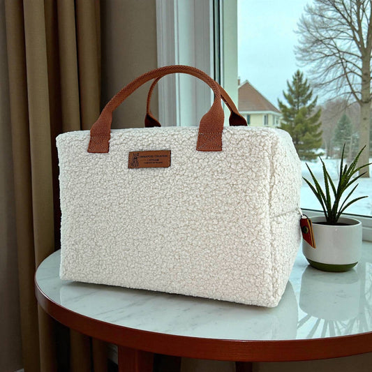 Insulated Lunch Bag "Bouclette" ecru