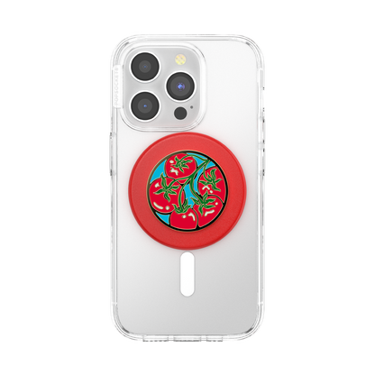 PopSockets MagSafe Phone Grip - Enamel Tomato Rosso